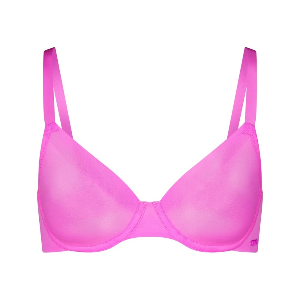 SKIMS No-Show Molded Unlined Demi Bra
